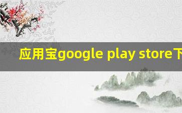 应用宝google play store下载